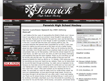 Tablet Screenshot of fenwickfriarhockey.com